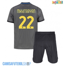 Camisa de time de futebol Inter Milan Henrikh Mkhitaryan #22 Replicas 3º Equipamento Infantil 2026-27 Manga Curta (+ Calças curtas)